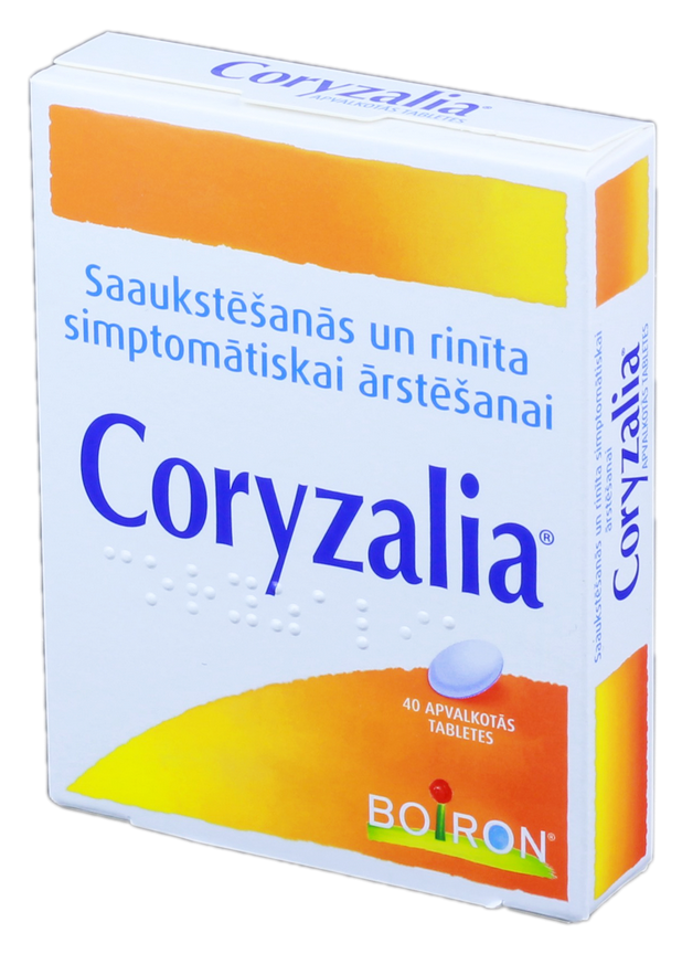 CORYZALIA tabletes, 40 gab.