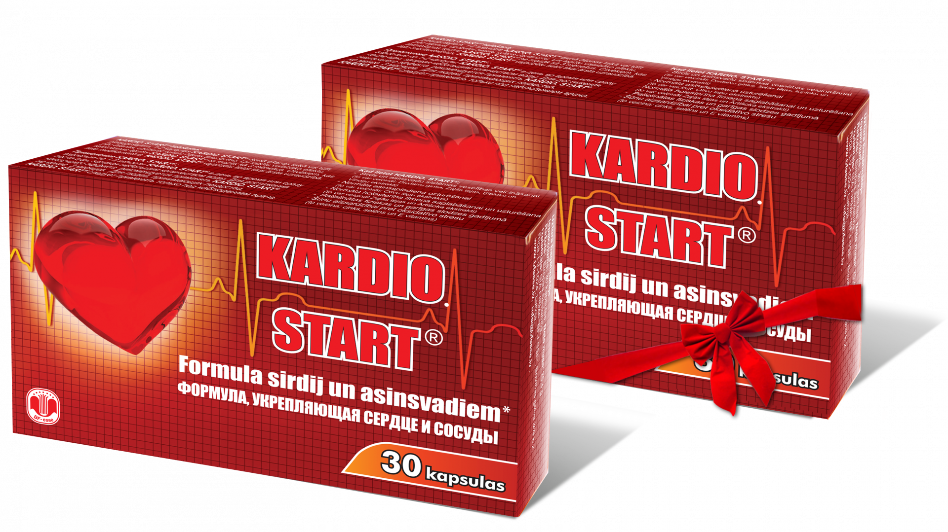 KARDIO START (1+1) kapsulas, 30 gab.