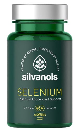 SILVANOLS Premium Selenium kapsulas, 60 gab.