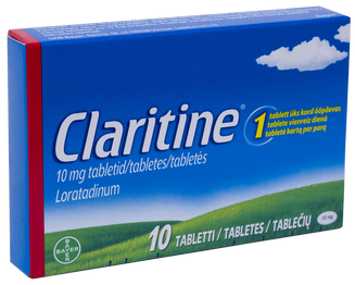 CLARITINE 10 mg tabletes, 10 gab.