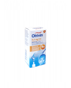 OTRIVIN 0,5 mg/ml deguna pilieni, 10ml