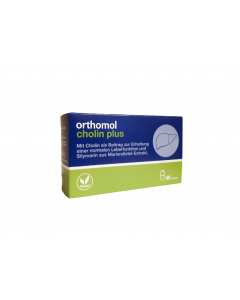 ORTHOMOL Cholin Plus, uztura bagātinātājs, 60 kapsulas