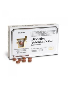 BIOACTIVE Selenium + Zinc uztura bagātinātājs, N30