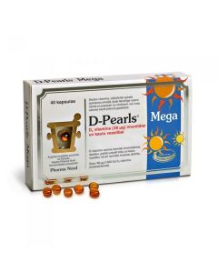 PHARMA NORD D-Pearls Mega D vitamīns, N40