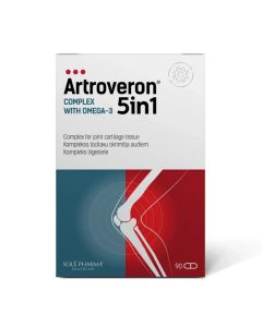 ARTROVERON 5 in 1 complex with Omega 3 kapsulas N90