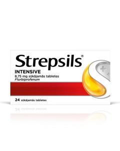 STREPSILS Intensive 8,75 mg sūkājamās tabletes, N24