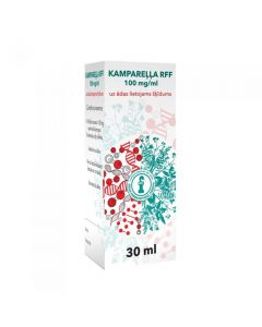Kampareļļa RFF 100 mg/ml uz ādas lietojams šķīdums 30 ml