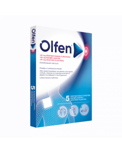 OLFEN 140 mg ārstnieciskais plāksteris, N5