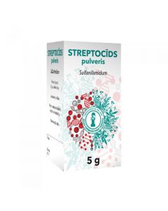 RFF Streptocīds pulveris, 5 g